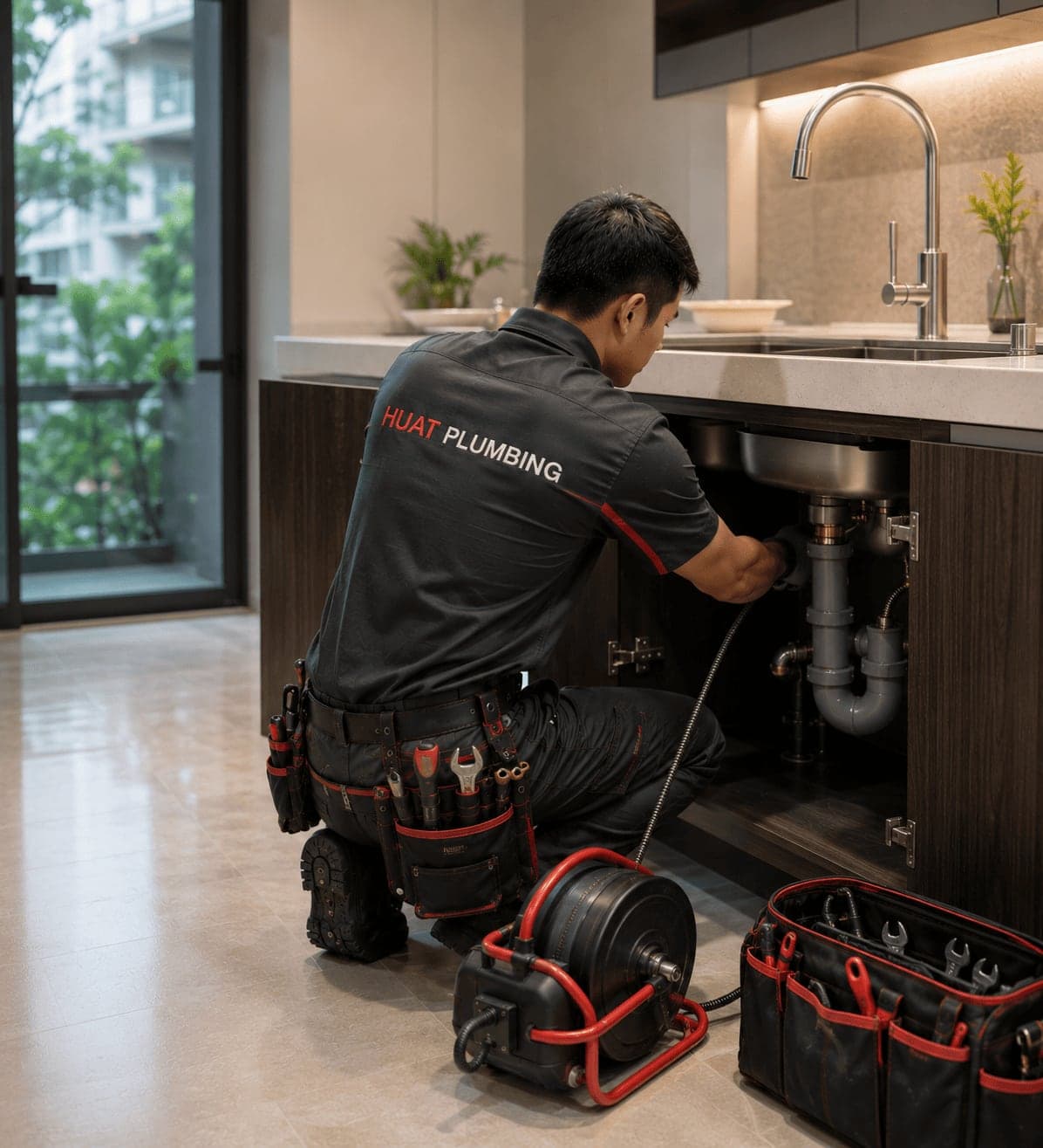 Sink & Drain Choke in Singapore by Huat Plumbing